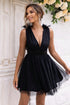 'Vania' Sleeveless Mesh Dress - Celes Fashion
